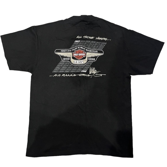 Vintage, 98 Harley Davidson, single stitch T-shirt - Picture 1 of 3